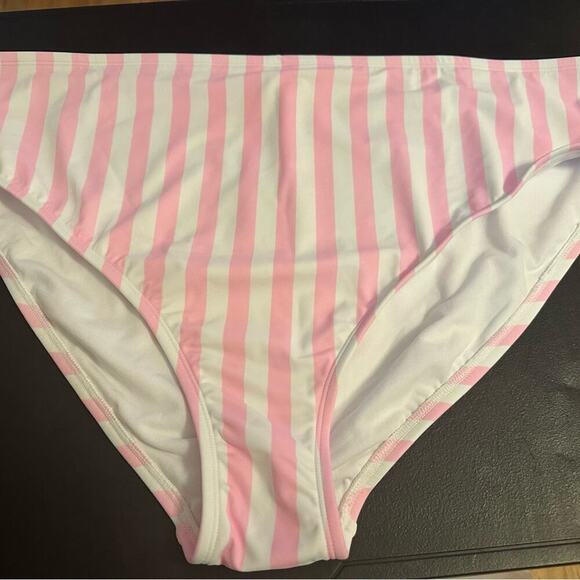 Stoney Clover for Target Pink and White Striped‎ Bikini Bottom Size 4XL NWT - Picture 1 of 4